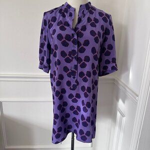 TUCKER NYC tunic blouse/mini dress, size L ~ pre-owned!